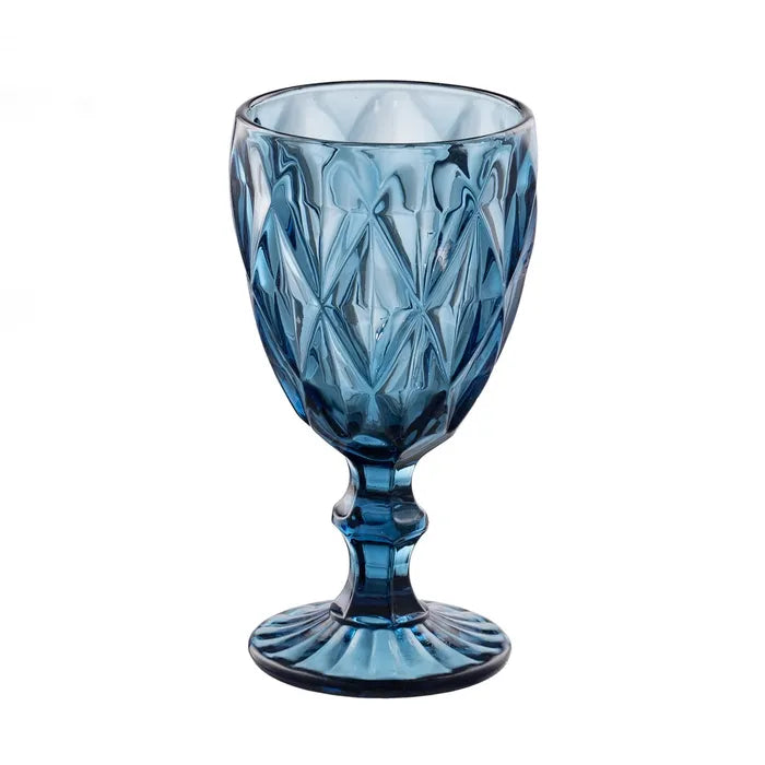 Coupe en cristal bleu