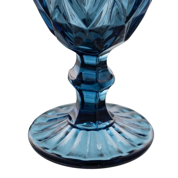 Coupe en cristal bleu