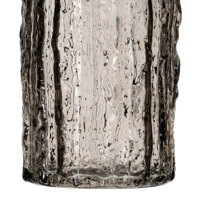 Gray Glass Vase