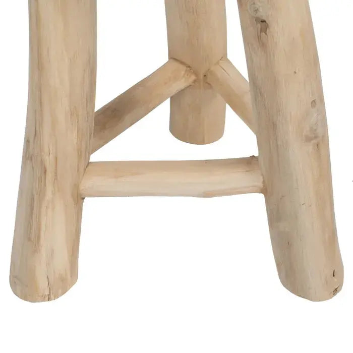 Tabouret en bois de teck